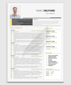 Alternative view of Yellcore - Resume & Cover Letter