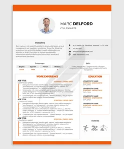 Alternative view of Oranza - Resume & Cover Letter